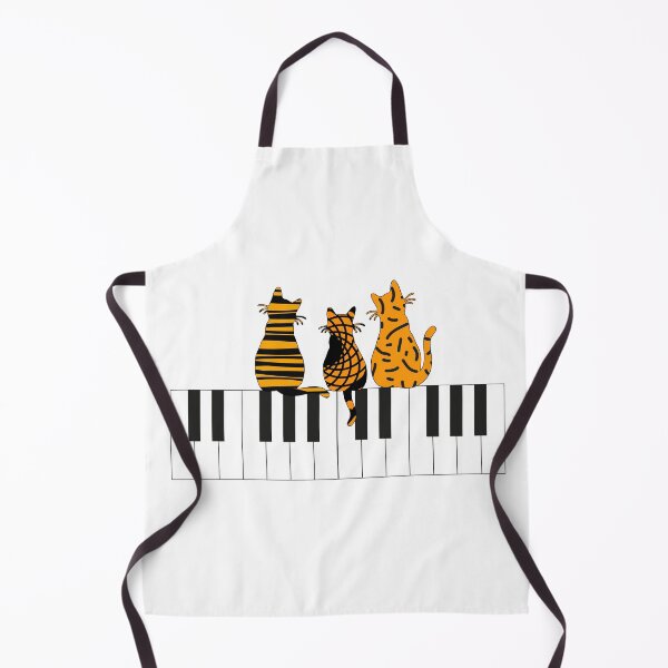Item preview, Piano Music Cats pattern designed and sold by Move-Art.