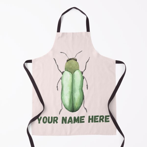 Item preview, 'Add your own name' Green Beetle designed and sold by BellaNora.