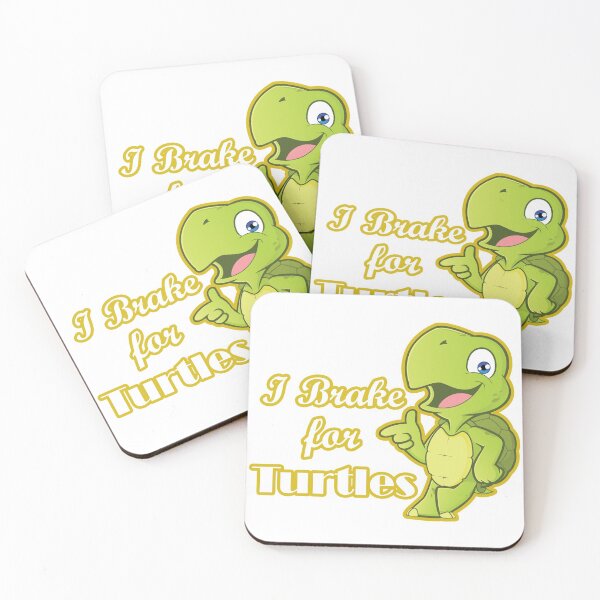 Item preview, I Brake for Turtles designed and sold by printrendstore.