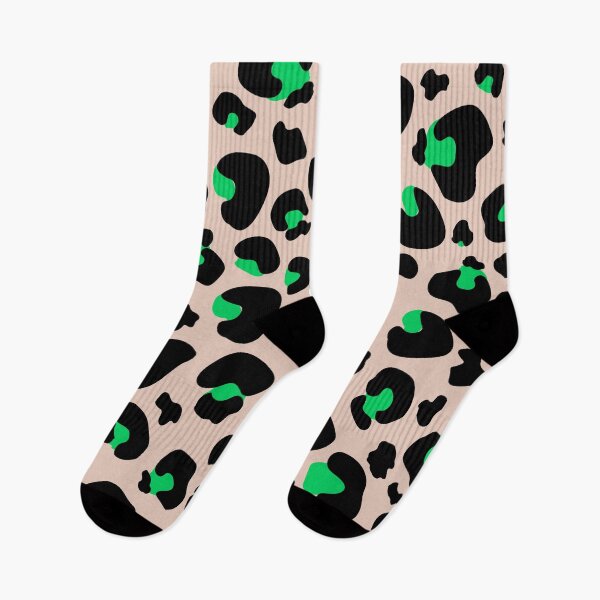 Item preview, Leopard pattern black and green designed and sold by printhappy.