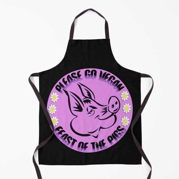 Item preview, PLEASE GO VEGAN - HAPPY NATIONAL PIG DAY. designed and sold by Ralek.