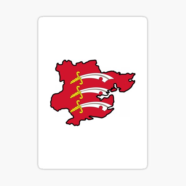 Essex County Flag Sticker For Sale By Louiseheydon Redbubble 