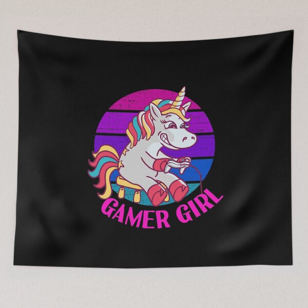Item preview, Gamer Girl Unicorn designed and sold by Frosty1489.