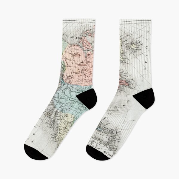 Item preview, Vintage Map of North America designed and sold by redoARTstore.