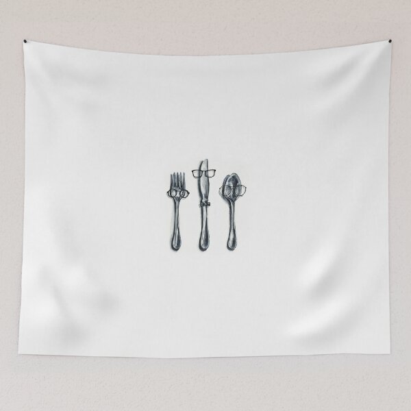 Item preview, Hipster Silverware designed and sold by sarahvogelart.