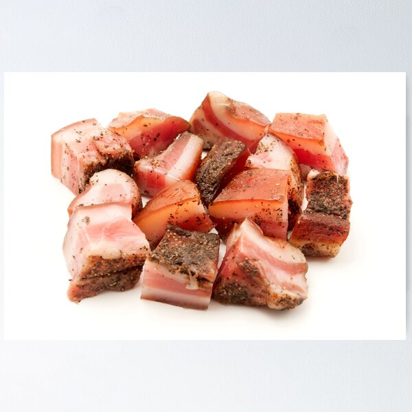 GUANCIALE MEAT for our AMATRICIANA LASAGNA!!! - Picture of