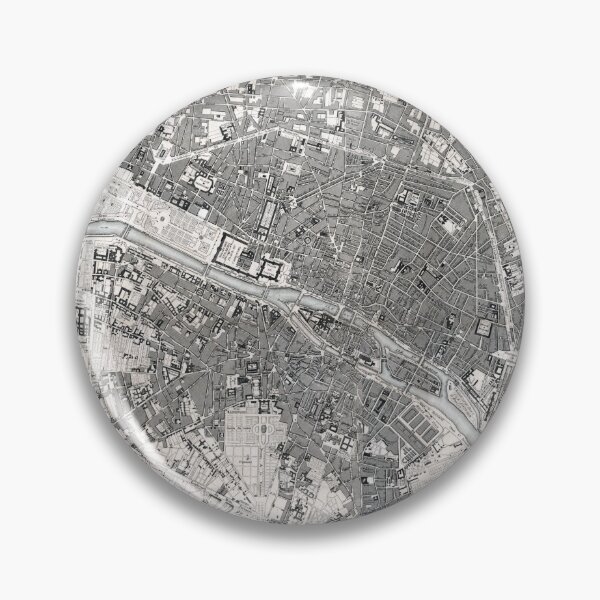 Item preview, Vintage Map of Paris designed and sold by redoARTstore.