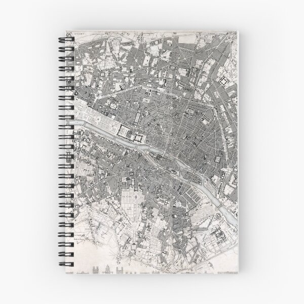 Item preview, Vintage Map of Paris designed and sold by redoARTstore.