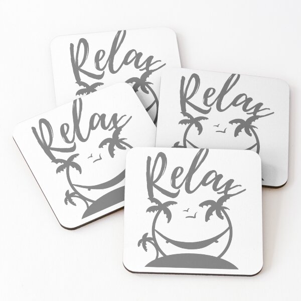 Item preview, Relax beach hammock inspirational quote designed and sold by ArtisanAaron.