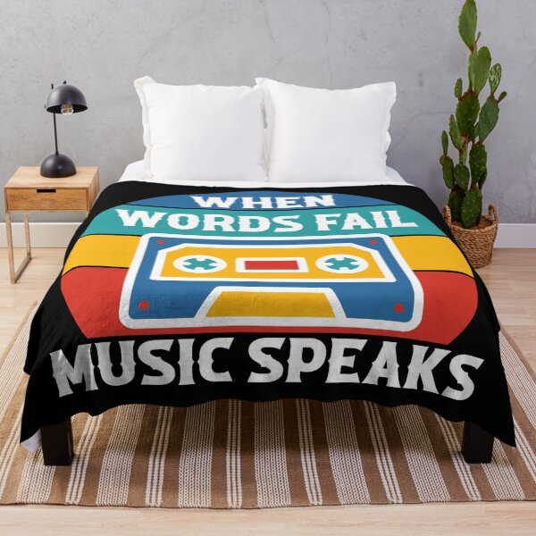 Item preview, When Words Fail Music Speaks designed and sold by ColoredRatio.