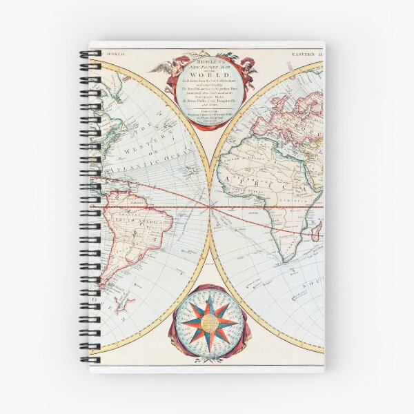 Item preview, Vintage World Map designed and sold by redoARTstore.