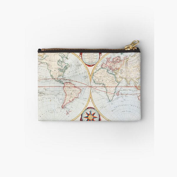 Item preview, Vintage World Map designed and sold by redoARTstore.