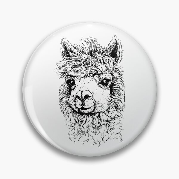 Item preview, Cute Llama Face designed and sold by whitneyiott9632.