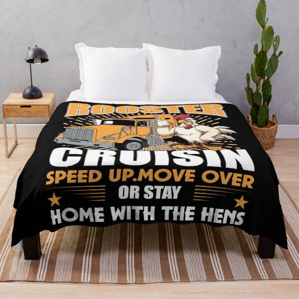 Item preview, Rooster Cruisin Truck Driver Speed Up Move Over designed and sold by TrendingTees4u.