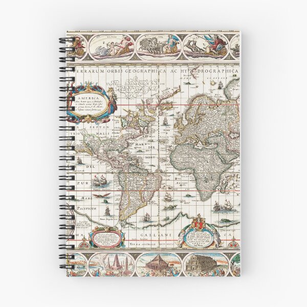 Item preview, Vintage World Map designed and sold by redoARTstore.