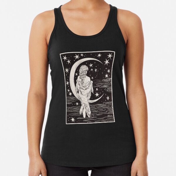 Selkie and the Moon Racerback Tank Top