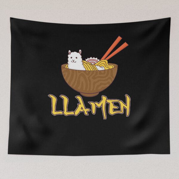Item preview, Llamen Japanese Food Ramen Llama designed and sold by whitneyiott9632.