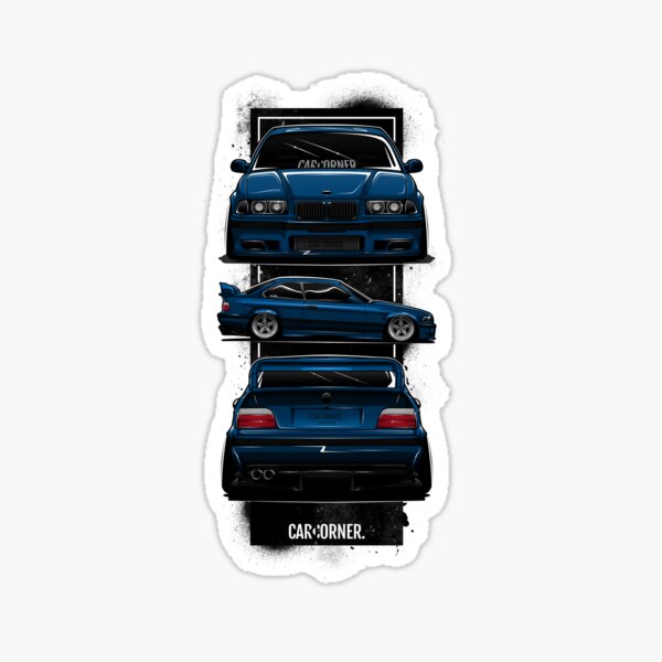 Germany EUDM E36 M3 - CarCorner Sticker