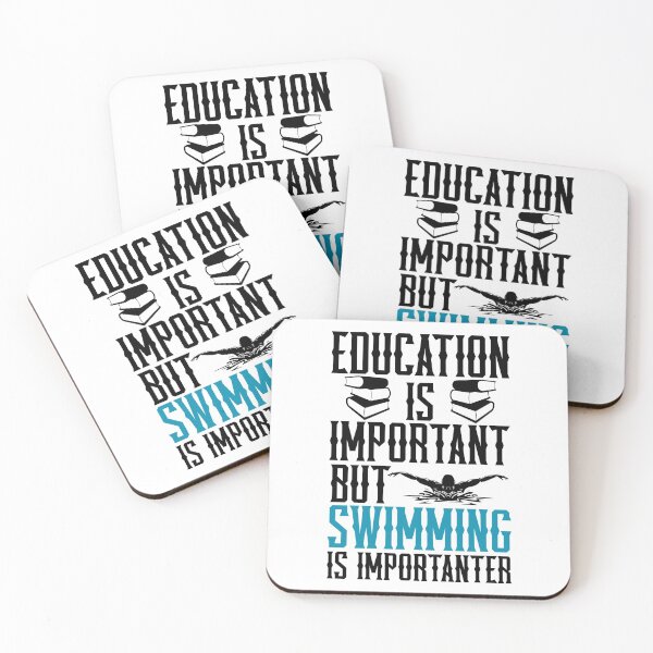 Item preview, Swimming Is Importanter designed and sold by Swimerch.