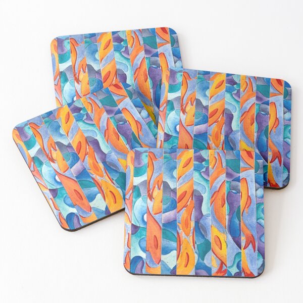 Item preview, Abstract Fish with waves designed and sold by Tiffany Budd.