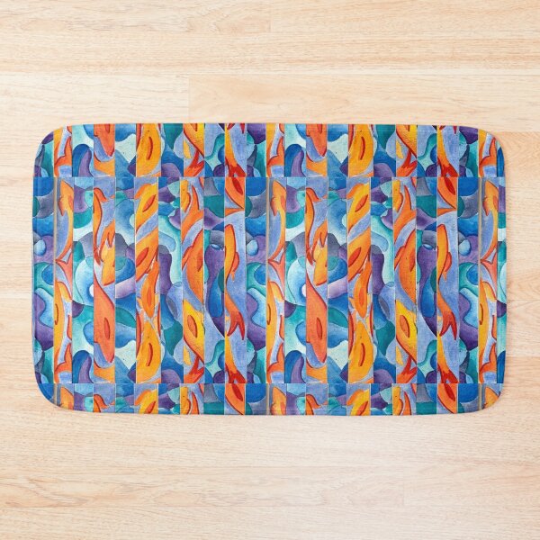 Item preview, Abstract Fish with waves designed and sold by Tiffany Budd.