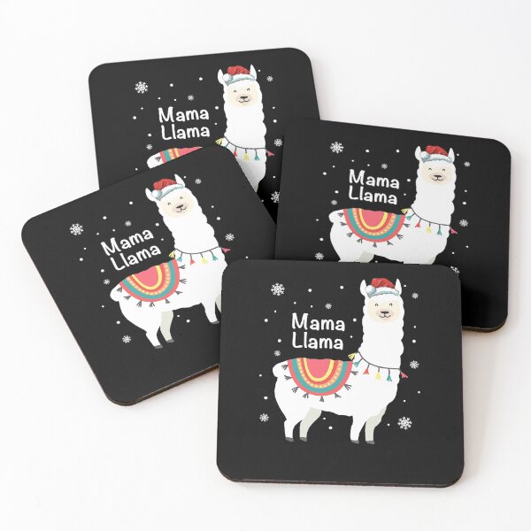 Item preview, Santa Claus Mama Llama designed and sold by whitneyiott9632.