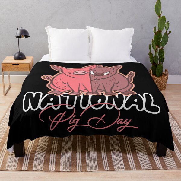 Item preview, National Pig Day designed and sold by Animal Gifts For Animal Lovers.