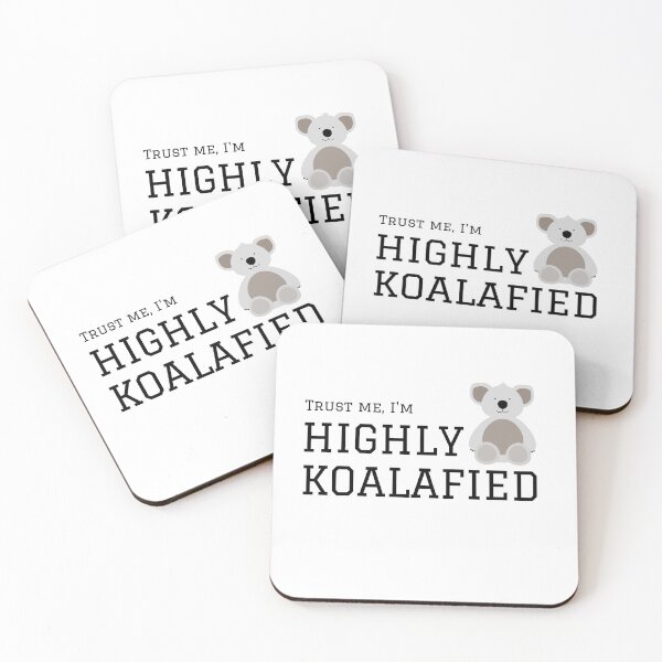 Item preview, Highly Koalafied Animal Pun designed and sold by TipToppity.