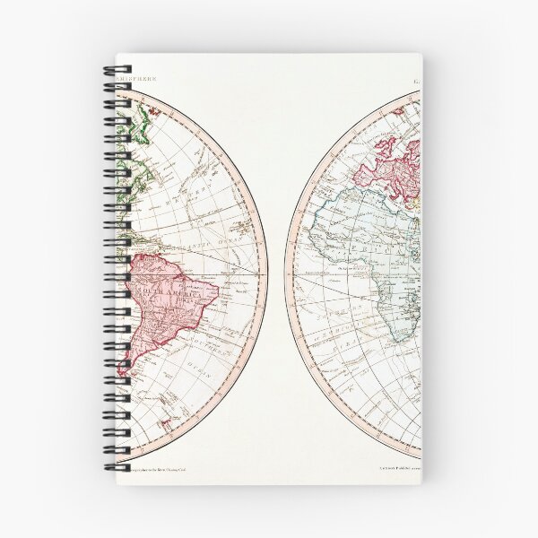 Item preview, Vintage World Map designed and sold by redoARTstore.