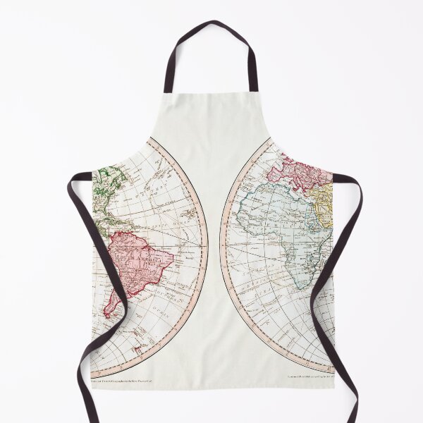 Item preview, Vintage World Map designed and sold by redoARTstore.