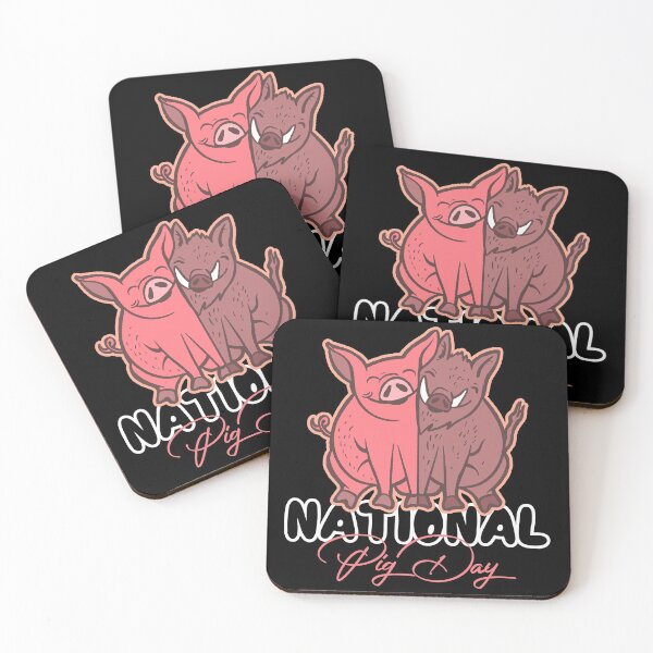 Item preview, National Pig Day  designed and sold by Animal Gifts For Animal Lovers.