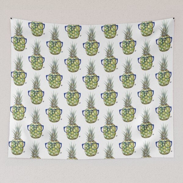 Item preview, Hipster Pineapple designed and sold by sarahvogelart.