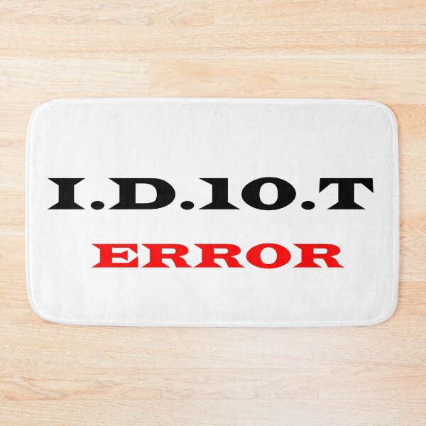 Item preview, i,d,10,t error designed and sold by AgapeStreetwear.