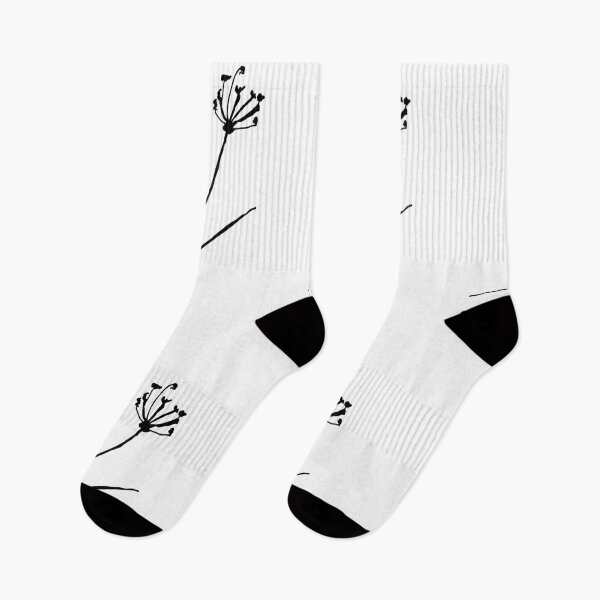 Item preview, Minimal Black And White Plant Artwork designed and sold by badlydrawnbabe.