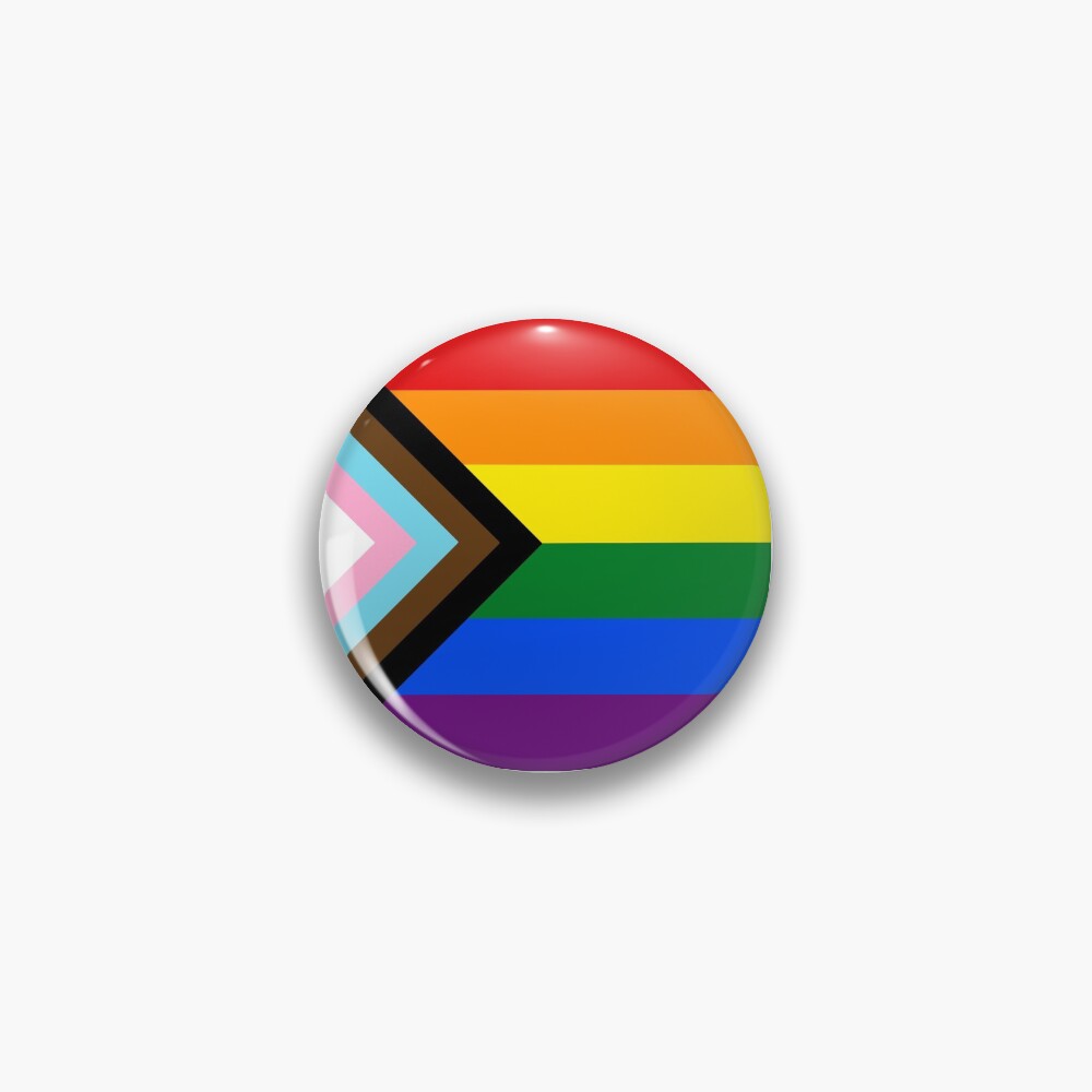 Progress Flag Pin For Sale By Lolaboutelle Redbubble