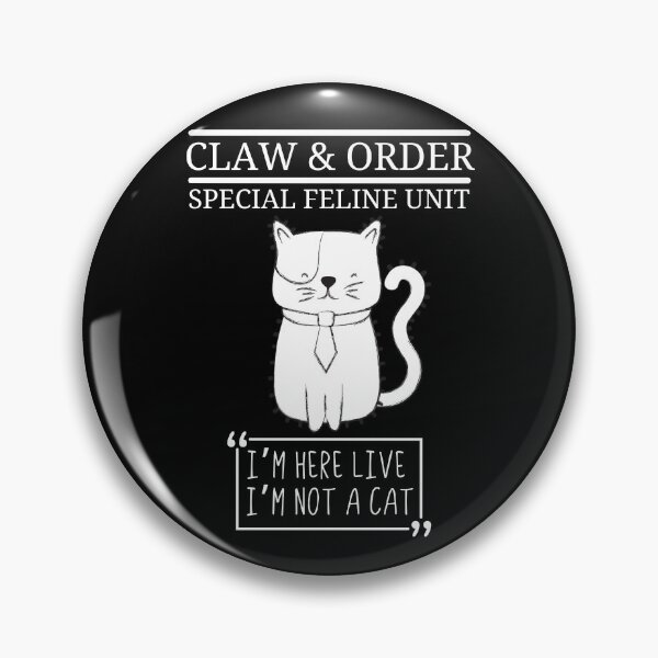 Item preview, CatLawyer Meme Claw and Order I’m Not A Cat #catlawyer designed and sold by 1stAmendMerch.