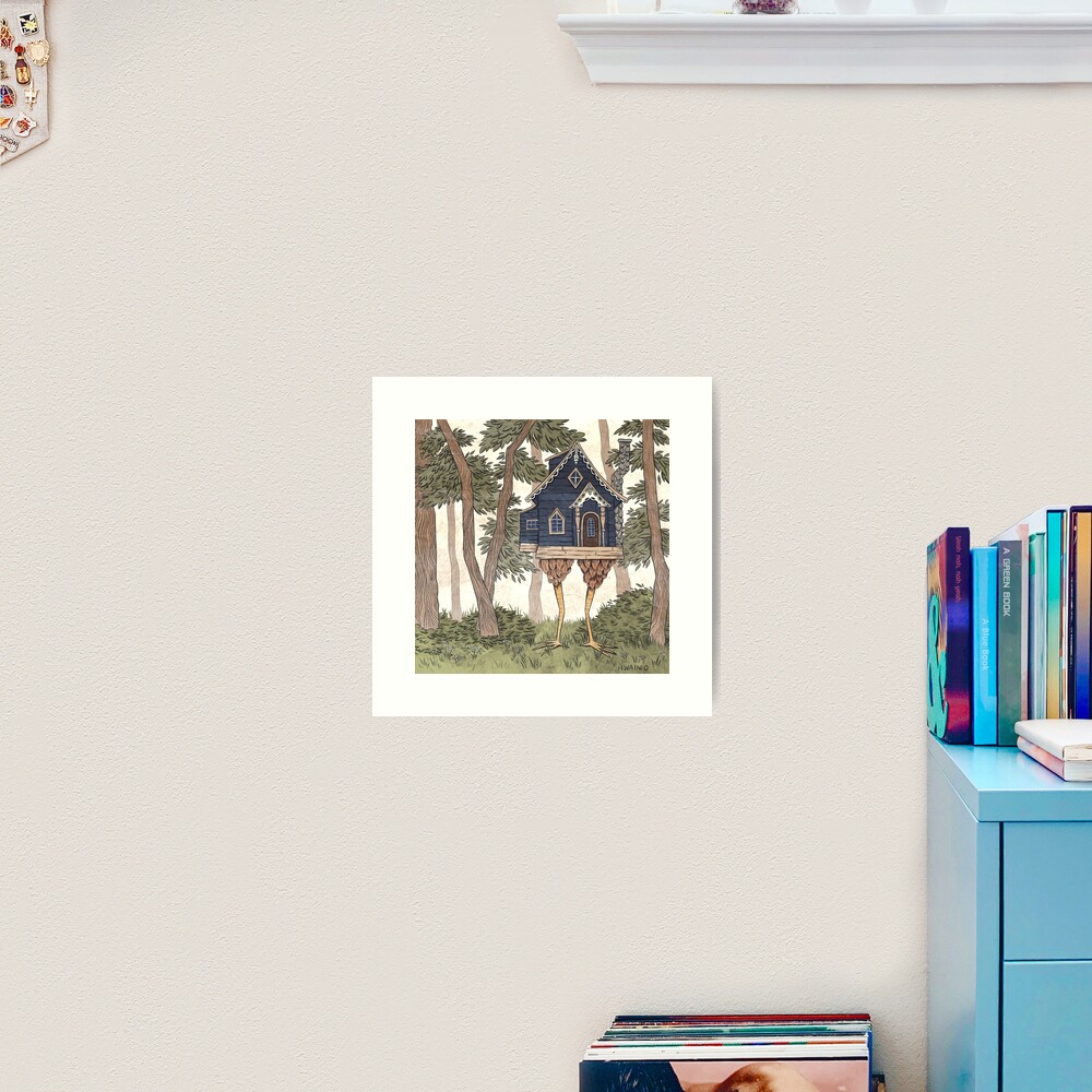 Baba Yaga's House Art Print