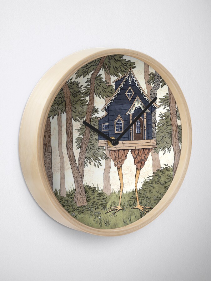 Alternate view of Baba Yaga's House Clock