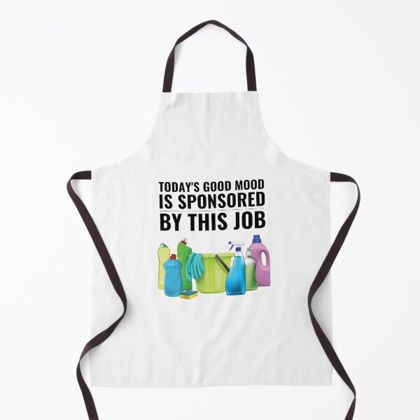 Item preview, Today's Good Mood Cleaning Supplies Fun Housekeeping Lady Gifts designed and sold by SavvyCleaner.