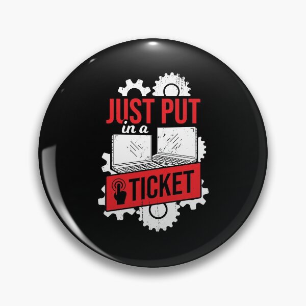 Artikelvorschau, Legen Sie einfach ein Ticket für den technischen Support des IT-Supports ein entworfen und verkauft von Marcid95.