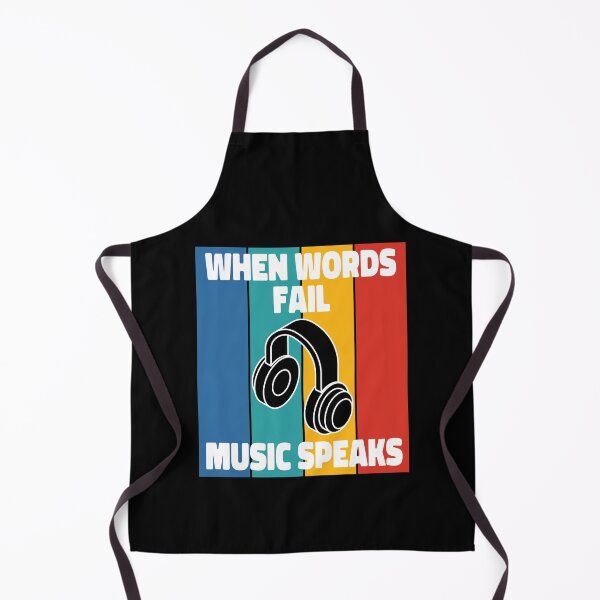 Item preview, When Words Fail Music Speaks designed and sold by ColoredRatio.