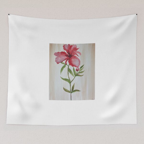 Item preview, Red Farmhouse Flower designed and sold by Stephanie Lindgren.