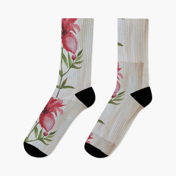 Item preview, Red Farmhouse Flower designed and sold by Stephanie Lindgren.