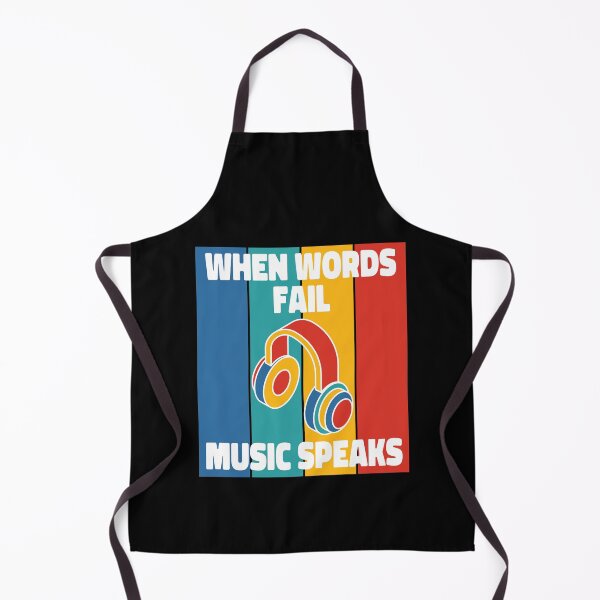 Item preview, When Words Fail Music Speaks designed and sold by ColoredRatio.