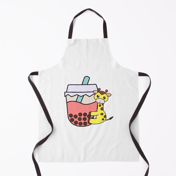 Item preview, Baby Kawaii Giraffe Hugs Sweet Bubble Tea Pink Boba Tea designed and sold by 4U2NV-LDN.