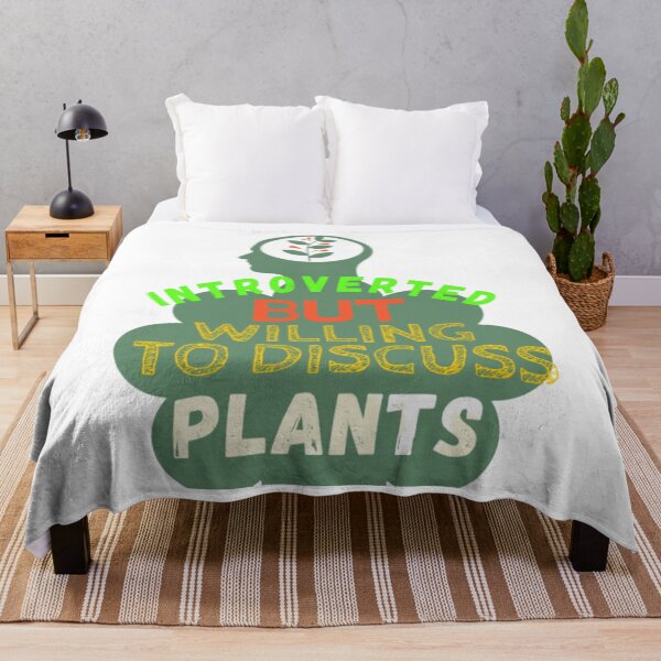 Item preview, Introverted But Willing To Discuss Plants : Funny Gardening for men & women, Perfect cute gift idea for gardening lovers,  designed and sold by AMED-STORE.