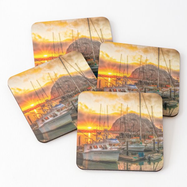 Item preview, Morro Bay Harbor at Sunset designed and sold by Fernando Margolles.