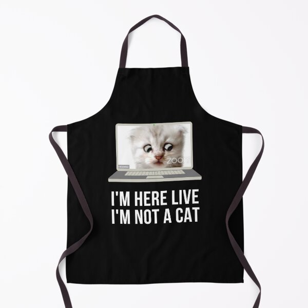 Item preview, Lawyer Cat Filter Video - "I'm here live, I'm not a cat" designed and sold by reallyrealnow.