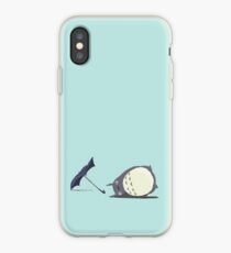 Totoro umbrella iPhone Case
