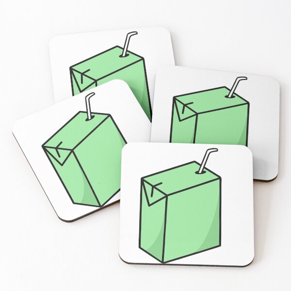 Item preview, green juice box  designed and sold by disclaimersong.
